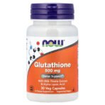 NOW Foods Glutathion avec extrait de chardon-Marie et acide alpha-lipoïque – 30 capsules végétales