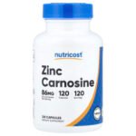 Nutricost Zinc carnosine – 120 capsules