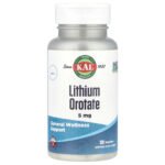 KAL Orotate de lithium, 5 mg – 120 capsules végétales