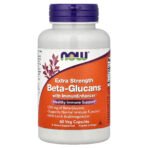 NOW Foods Bêta-glucanes avec ImmunEnhancer™ – 60 capsules végétales