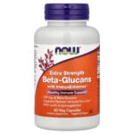 NOW Foods Bêta-glucanes avec ImmunEnhancer™ – 60 capsules végétales