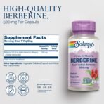 Solaray Vital Extracts Berbérine, 500 mg – 60 capsules végétales – photo 3