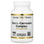 California Gold Nutrition Complexe zinc-L-carnosine – 90 capsules végétales