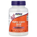 NOW Foods Acide alpha-lipoïque, 250 mg – 120 capsules végétariennes