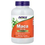 NOW Foods Maca, 500 mg – 250 capsules végétariennes