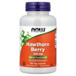 NOW Foods Baie d'aubépine – 100 capsules végétales (540 mg par capsule)