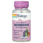 Solaray Berbérine avec raisin de l'Oregon – 60 gélules végétales