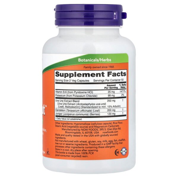 NOW Foods Water Out™ – 100 capsules végétales – photo 2