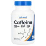 Nutricost Caféine, 100 mg – 250 capsules