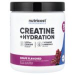 Nutricost Performance Créatine + hydratation, raisin – 276 g