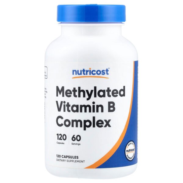 Nutricost Complexe de vitamines B méthylées – 120 capsules