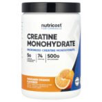 Nutricost Créatine monohydrate, mandarine – 500 g