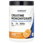 Nutricost Créatine monohydrate, mandarine – 500 g