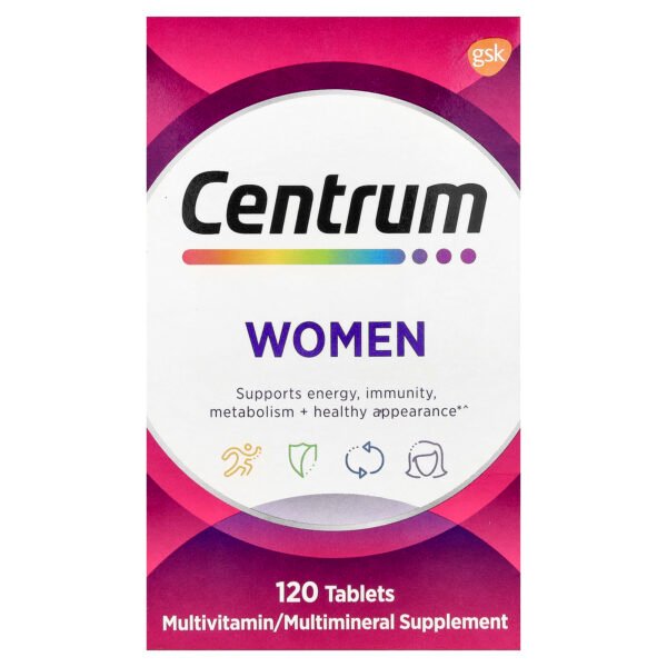 Centrum Multivitamines pour femmes – 120 comprimés