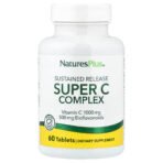 NaturesPlus Complexe Super C, libération prolongée – 60 comprimés