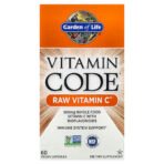 Garden of Life Vitamin Code® RAW Vitamine C™ – 60 capsules véganes