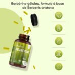 Flacon WeightWorld de berbérine 500 mg présenté avec ses gélules