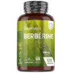 Flacon de berbérine WeightWorld 500 mg, 120 gélules