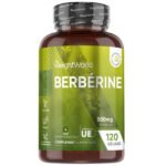 Flacon de berbérine WeightWorld 500 mg, 120 gélules