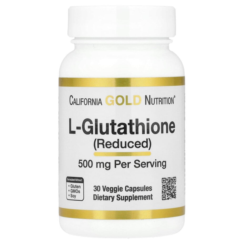 California Gold Nutrition L-glutathion réduit 500 mg