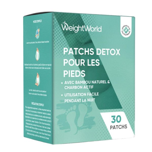 WeightWorld Patchs Detox pour les Pieds – 30 patchs