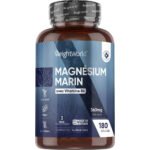 WeightWorld Magnésium Marin avec Vitamine B6 – 180 gélules