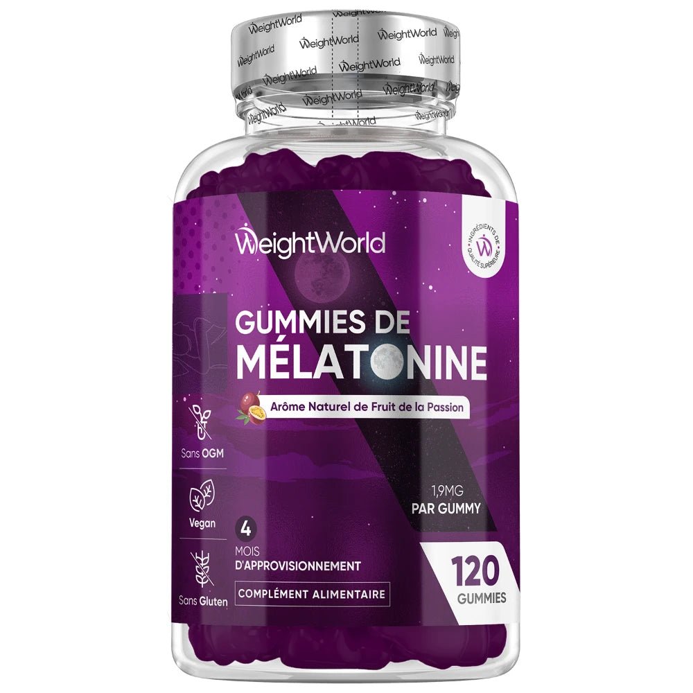 WeightWorld Mélatonine Gummies 1,9 mg – 120 gummies