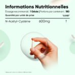 WeightWorld N-Acétyl-Cystéine – 180 gélules – photo 4
