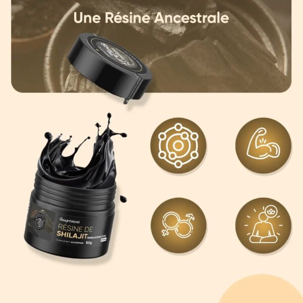 WeightWorld Résine de Shilajit pure d'Himalaya – 50 g – photo 2