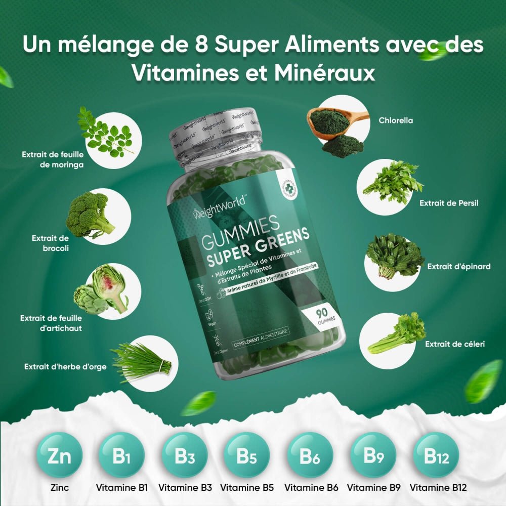 WeightWorld Super Greens en Gummies – 90 gummies – photo 2