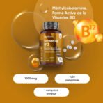 WeightWorld Vitamine B12 1000 µg – 450 comprimés – photo 2