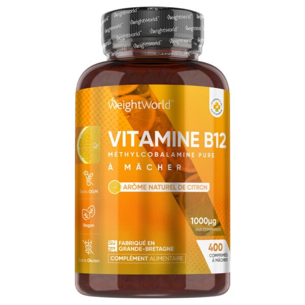 WeightWorld Vitamine B12 1000 μg – 400 comprimés