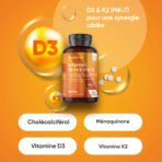 WeightWorld Vitamine D3 et K2 en comprimés – 365 comprimés – photo 2