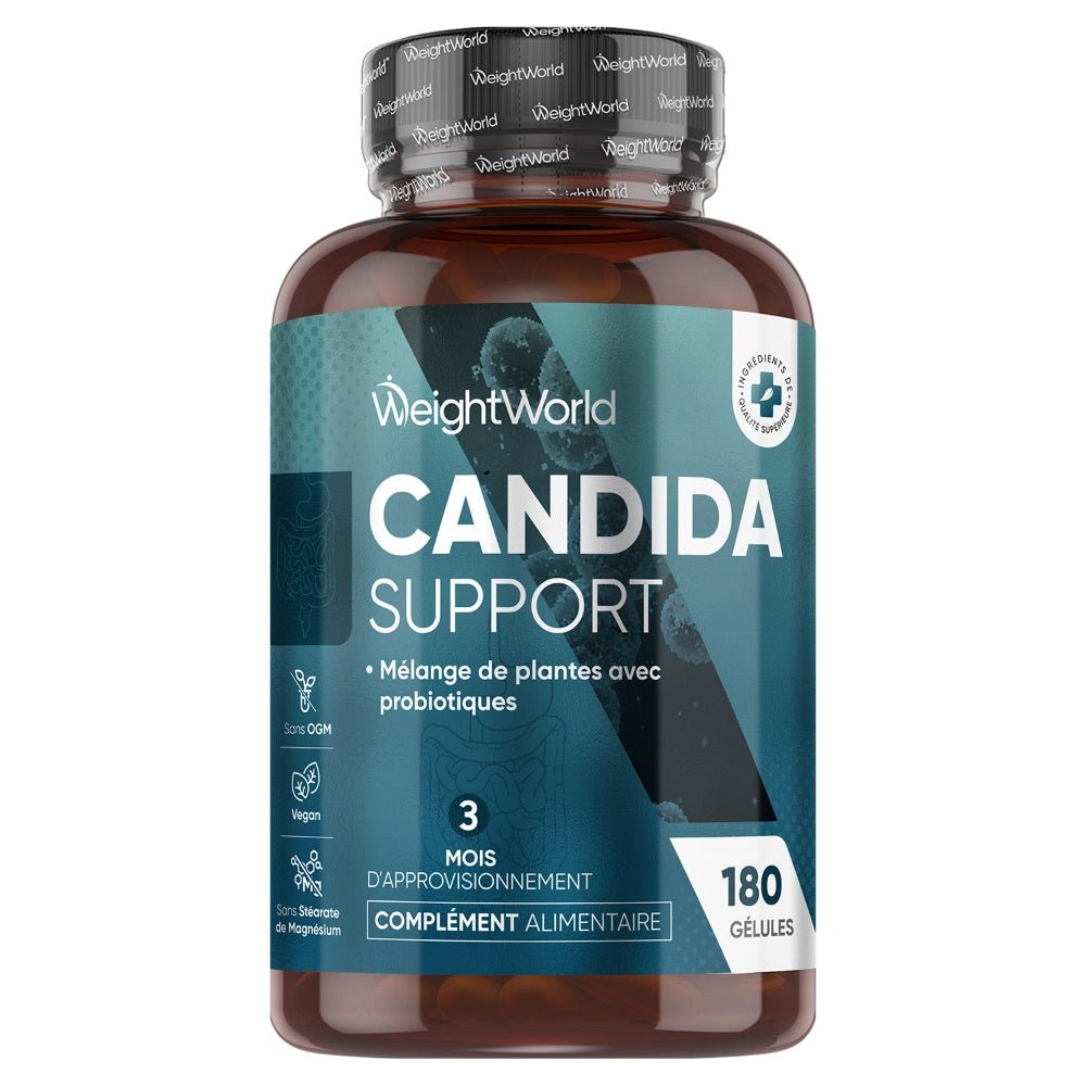 WeightWorld Candida Support – 180 gélules WeightWorld Candida Support – 180 gélules