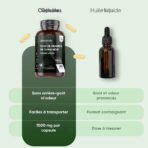 WeightWorld Huile de Graines de Cumin Noir pressée à froid – 180 capsules molles – photo 3