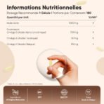 WeightWorld Huile de Lin en Capsules – 180 capsules – photo 4