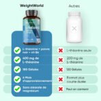WeightWorld L-Théanine avec Poivre Noir – 180 gélules – photo 3