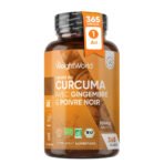 WeightWorld Curcuma Bio avec Poivre Noir & Gingembre – 365 gélules