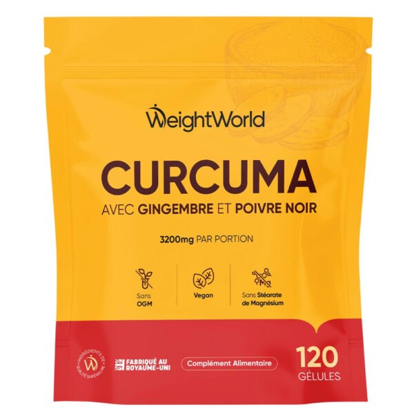 WeightWorld Curcuma – 120 gélules