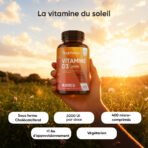 WeightWorld Vitamine D3 2000 UI – 400 comprimés – photo 2