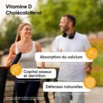 WeightWorld Vitamine D3 2000 UI – 400 comprimés – photo 3