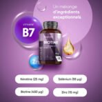 WeightWorld Complexe de Biotine – 400 comprimés – photo 4