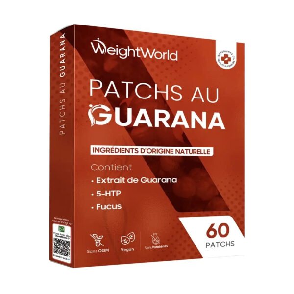 WeightWorld Patchs Minceur à base de Guarana – 60 patchs