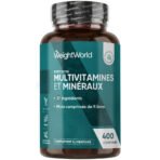 WeightWorld Multivitamines et Minéraux – 400 comprimés