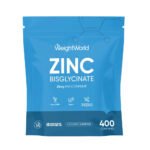 WeightWorld Bisglycinate de Zinc – 400 comprimés